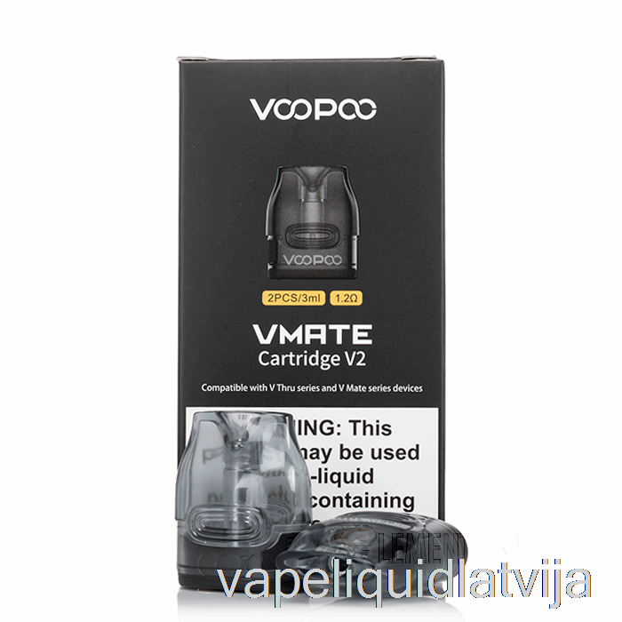 Voopoo V.thru Pro Nomaiņas Pods 1,2ohm Vmate V2 Pods Vape šķidrums